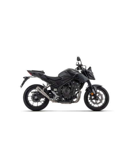 Silencieux Pro-Race ARROW - nichrome dark - homologué - HONDA CB 500 HORNET - NX 500 2024-2026