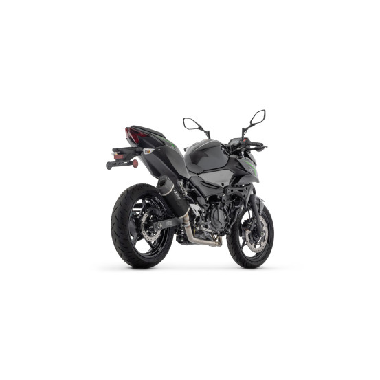 Silencieux Indy Race EVO ARROW - titane - embout carbone - homologué - KAWASAKI Z 500 - NINJA 500 2024-2026