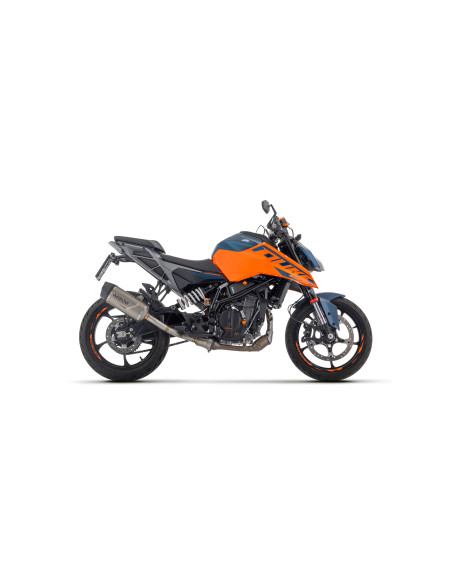 Silencieux Indy Race EVO ARROW - titane - embout carbone - homologué - KTM DUKE 125 - DUKE 390 2024-2026