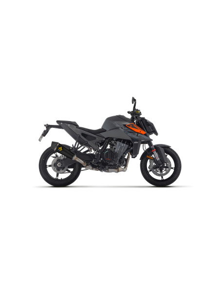 Silencieux X-Kone ARROW - inox dark - embout carbone - homologué - KTM DUKE 990 2024-2025