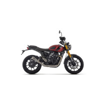 Silencieux Pro-Race ARROW - nichrome dark - homologué - TRIUMPH SCRAMBLER 400 X - SPEED 400 2024-2025