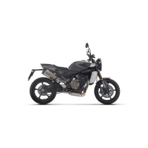 Silencieux Indy Race EVO ARROW - aluminium dark - embout carbone - homologué - HUSQVARNA SVARTPILEN 801 2024-2025
