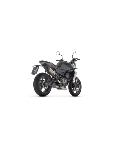 Silencieux Indy Race EVO ARROW - titane - embout carbone - homologué - HUSQVARNA SVARTPILEN 801 2024-2025