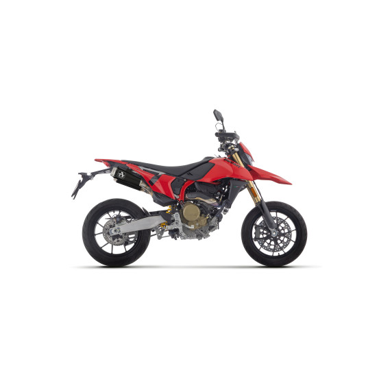 Silencieux Pro-Race ARROW - titane - embout inox - homologué - DUCATI HYPERMOTARD 698 MONO 2024-2025