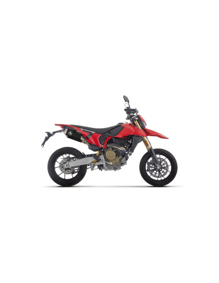 Silencieux Pro-Race ARROW - titane - embout inox - homologué - DUCATI HYPERMOTARD 698 MONO 2024-2025