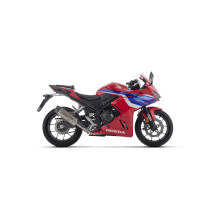 Silencieux Indy Race EVO ARROW - titane - embout carbone - homologué - HONDA CBR 500 R 2024-2026
