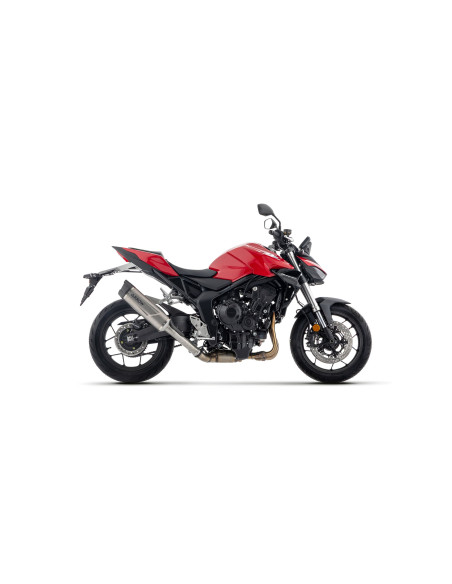 Silencieux Indy Race EVO ARROW - aluminium dark - embout carbone - homologué - HONDA CB 1000 HORNET / SP 2025-2026
