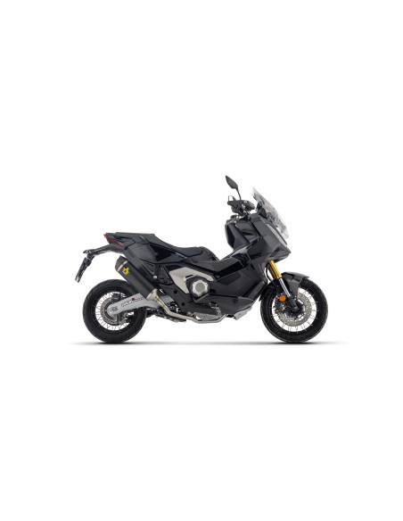 Silencieux Race-Tech ARROW - aluminium dark - embout carbone - homologué - HONDA X-ADV 750 2017-2026
