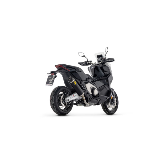 Silencieux Race-Tech ARROW - aluminium dark - embout carbone - homologué - HONDA X-ADV 750 2017-2026