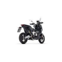 Silencieux Race-Tech ARROW - version courte - aluminium dark - embout carbone - homologué - HONDA X-ADV 750 2017-2026 2