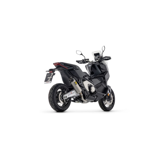 Silencieux Race-Tech ARROW - version courte - titane - embout carbone - homologué - HONDA X-ADV 750 2017-2026