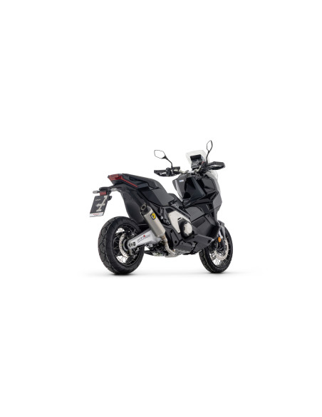 Silencieux Race-Tech ARROW - version courte - titane - embout carbone - homologué - HONDA X-ADV 750 2017-2026