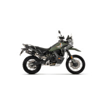 Silencieux Indy Race EVO ARROW - aluminium dark - embout carbone - homologué - CF MOTO 800 MT-X 2025-2026 - 1000 MT-X 2026