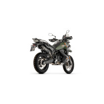 Silencieux Indy Race EVO ARROW - aluminium dark - embout carbone - homologué - CF MOTO 800 MT-X 2025-2026 - 1000 MT-X 2026 2