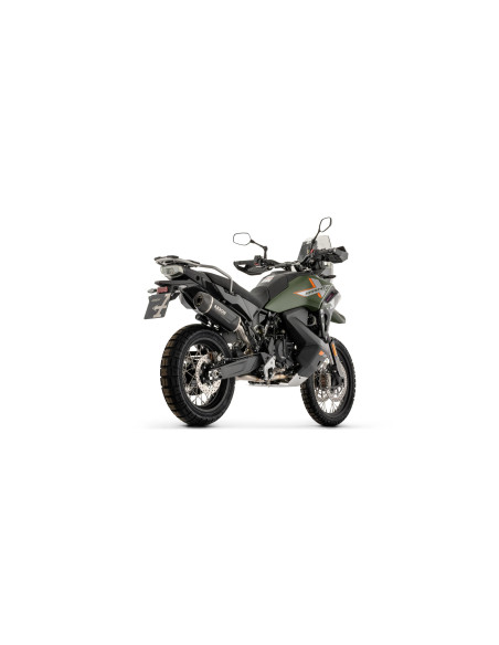 Silencieux Indy Race EVO ARROW - aluminium dark - embout carbone - homologué - CF MOTO 800 MT-X 2025-2026 - 1000 MT-X 2026