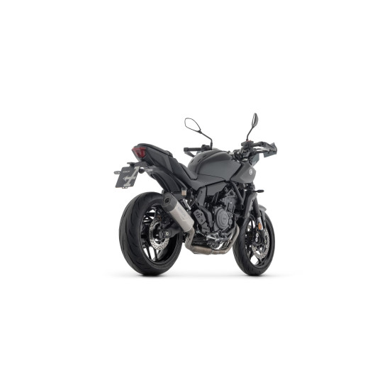 Silencieux Indy Race EVO ARROW - aluminium dark - embout carbone - homologué - YAMAHA MT-07 2025-2026
