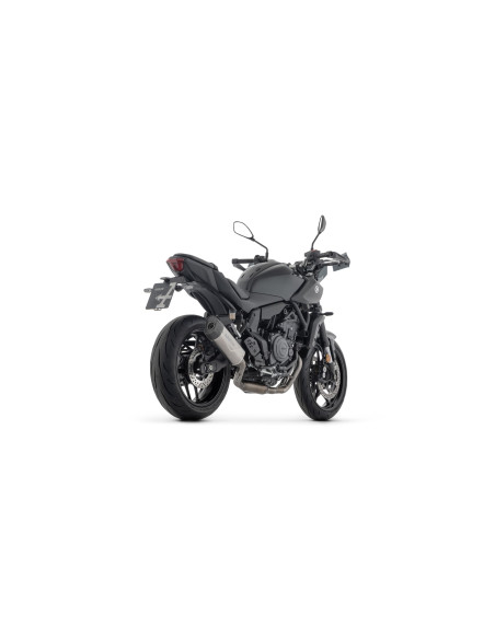 Silencieux Indy Race EVO ARROW - aluminium dark - embout carbone - homologué - YAMAHA MT-07 2025-2026