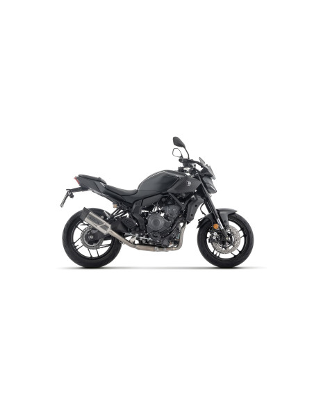 Silencieux Indy Race EVO ARROW - titane - embout carbone - homologué - YAMAHA MT-07 2025-2026