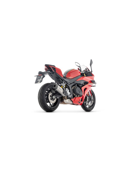 Silencieux Indy Race EVO ARROW - aluminium dark - embout carbone - homologué - QJMOTOR SRK 800 RR 2024-2025