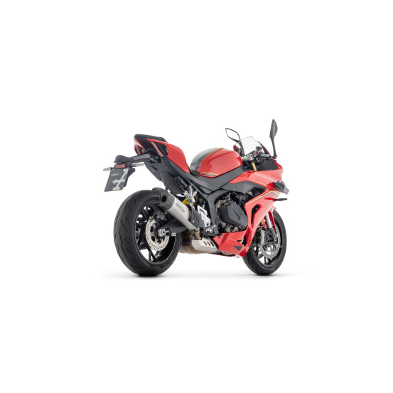 Silencieux Indy Race EVO ARROW - titane - embout carbone - homologué - QJMOTOR SRK 800 RR 2024-2025
