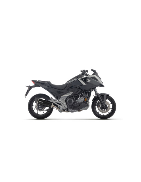Silencieux Indy Race EVO ARROW - aluminium dark - embout carbone - homologué - HONDA NC 750 X 2025-2026