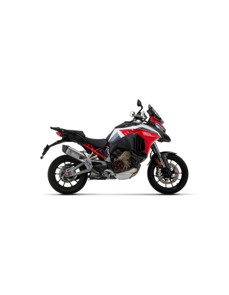 Silencieux Veloce ARROW - titane - embout carbone - non homologué - DUCATI MULTISTRADA V4 1100 2021-2024