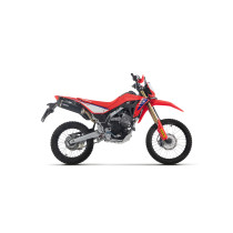 Silencieux Icon ARROW - aluminium dark - embout carbone - non homologué - HONDA CRF 300 L 2025-2026