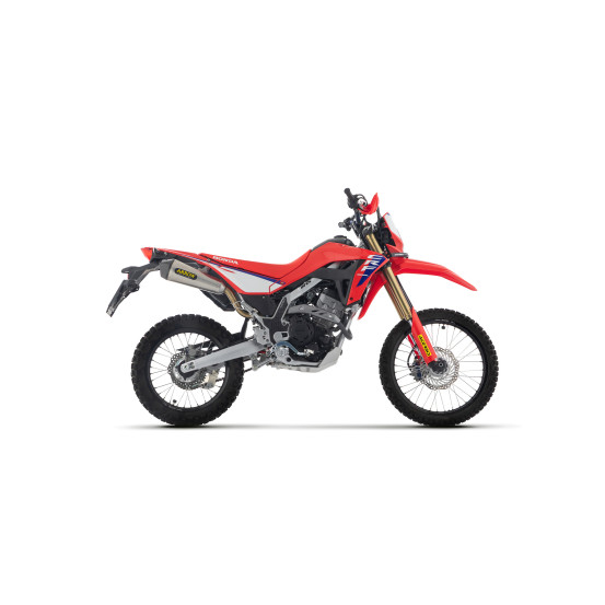 Silencieux X-Kone ARROW - inox - embout carbone - non homologué - HONDA CRF 300 L 2025-2026