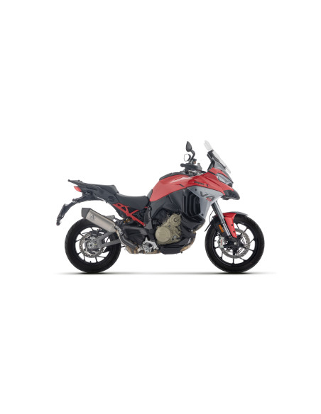 Silencieux Veloce ARROW - titane - embout carbone - non homologué - DUCATI MULTISTRADA V4 / V4S 2025-2026