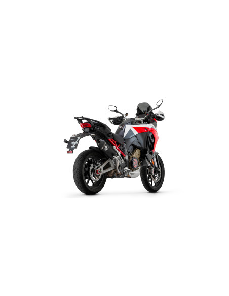 Silencieux Veloce ARROW - titane dark - embout carbone - homologué - DUCATI MULTISTRADA V4 1100 2021-2024