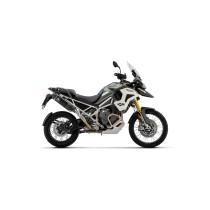 Silencieux Veloce ARROW - aluminium dark - embout carbone - homologué - TRIUMPH TIGER 1200 2022-2026