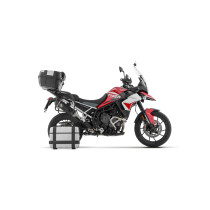 Silencieux Veloce pour valises latérales ARROW - aluminium dark - embout carbone - homologué - TRIUMPH
