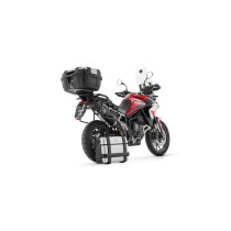 Silencieux Veloce pour valises latérales ARROW - aluminium dark - embout carbone - homologué - TRIUMPH 2