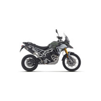 Silencieux Veloce ARROW - aluminium dark - embout carbone - homologué - TRIUMPH TIGER 900 GT / GT PRO 2024-2026