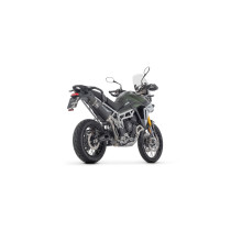 Silencieux Veloce ARROW - aluminium dark - embout carbone - homologué - TRIUMPH TIGER 900 GT / GT PRO 2024-2026 2