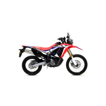 Silencieux Thunder ARROW - aluminium - embout carbone - homologué - HONDA CRF 250 L 2017-18 - CRF 300 L 2021-24