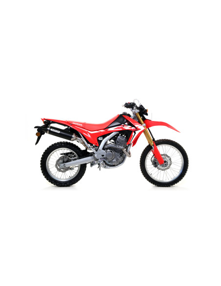 Silencieux Thunder ARROW - aluminium dark - embout carbone - homologué - HONDA