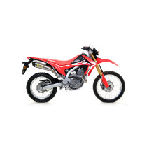 Silencieux X-Kone ARROW - inox - embout carbone - homologué - HONDA CRF 250 L - CRF 250 RALLY 2017-2018 - CRF 300 L 2021-2024