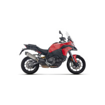 Silencieux Veloce ARROW - titane dark - embout carbone - homologué - DUCATI MULTISTRADA V2 / V2S 2025-2026