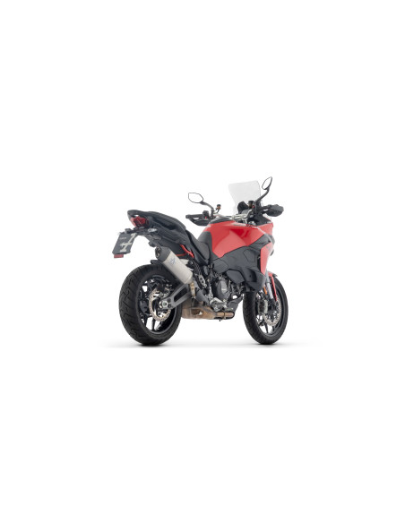 Silencieux Veloce ARROW - titane dark - embout carbone - homologué - DUCATI MULTISTRADA V2 / V2S 2025-2026