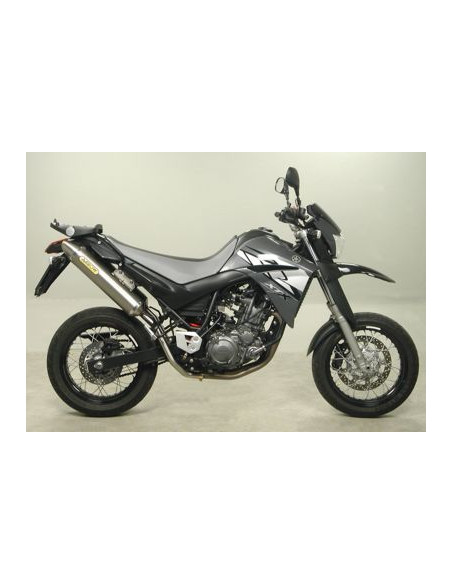 Paire de silencieux Thunder ARROW - aluminium - embout inox - homologué - YAMAHA XT 660 R - XT 660 X 2004-2016