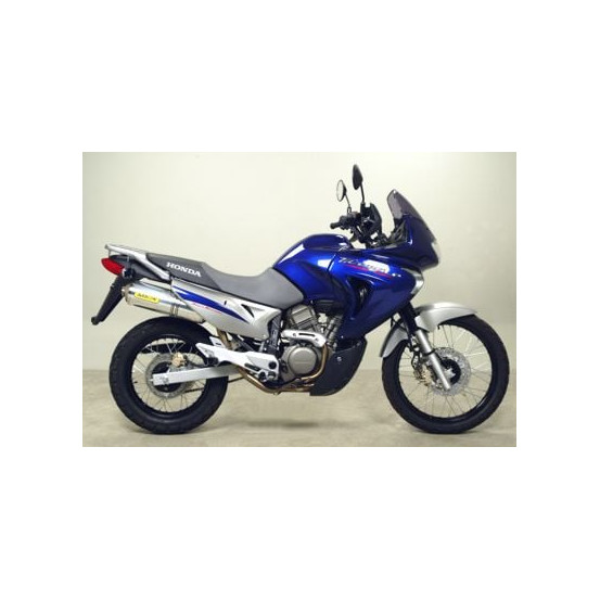 Silencieux Race-Tech ARROW - aluminium - embout inox - homologué - HONDA XL 650 V TRANSALP 2000-2007