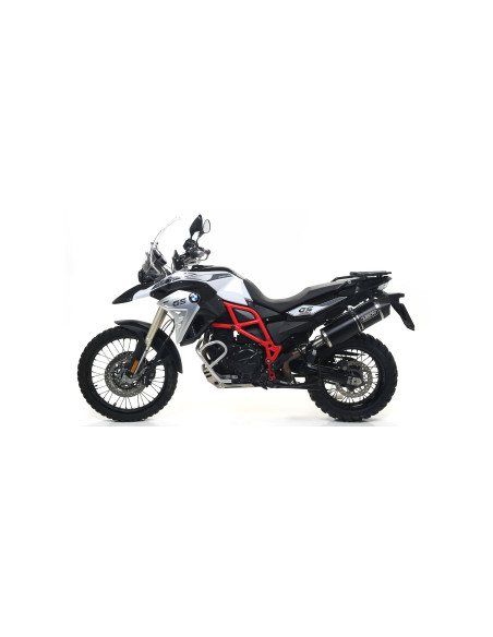 Silencieux Maxi Race-Tech ARROW - aluminium dark - embout carbone - homologué - BMW