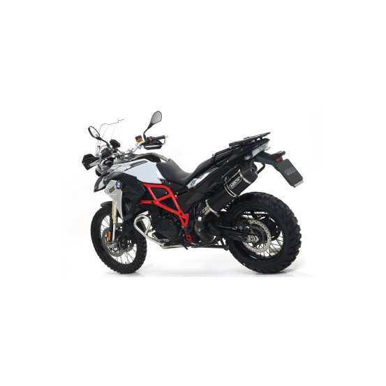 Silencieux Maxi Race-Tech ARROW - aluminium dark - embout carbone - homologué - BMW