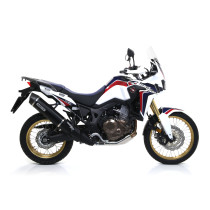 Silencieux Maxi Race-Tech ARROW - aluminium dark - embout carbone - homologué - HONDA