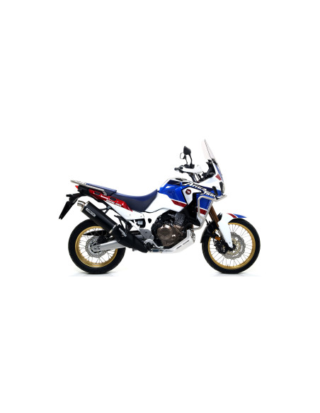 Silencieux Maxi Race-Tech ARROW- aluminium dark - embout inox - homologué - HONDA