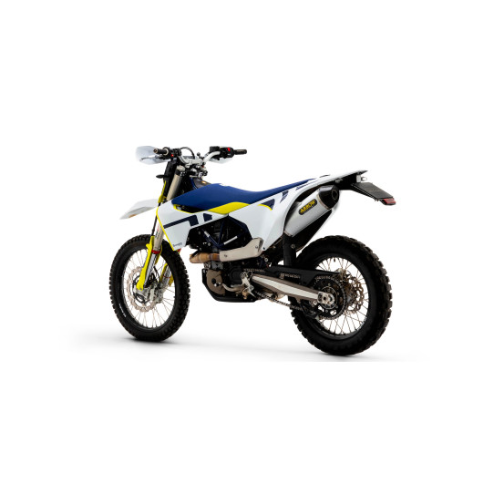 Silencieux Race-Tech ARROW - aluminium - embout carbone - homologué - HUSQVARNA 701 ENDURO/SUPERMOTO 2017-2024