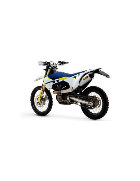 Silencieux Race-Tech ARROW - aluminium - embout carbone - homologué - HUSQVARNA 701 ENDURO/SUPERMOTO 2017-2024