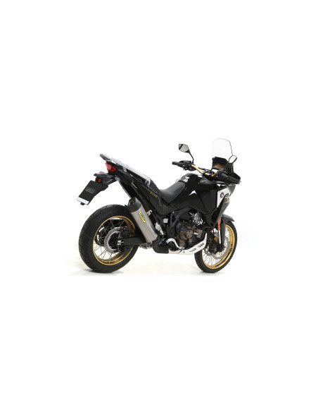 Silencieux Maxi Race-Tech ARROW - titane - embout carbone - homologué - HONDA