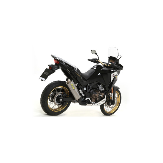 Silencieux Maxi Race-Tech ARROW - titane - embout inox - homologué - HONDA